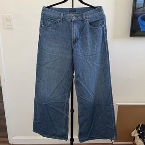 Uniqlo Wide Legged Blue Denim Jeans